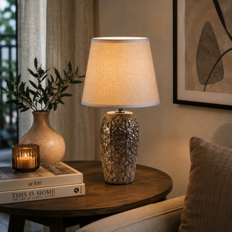 LETI RUSTIC Lampada da tavolo 9x9x31cm