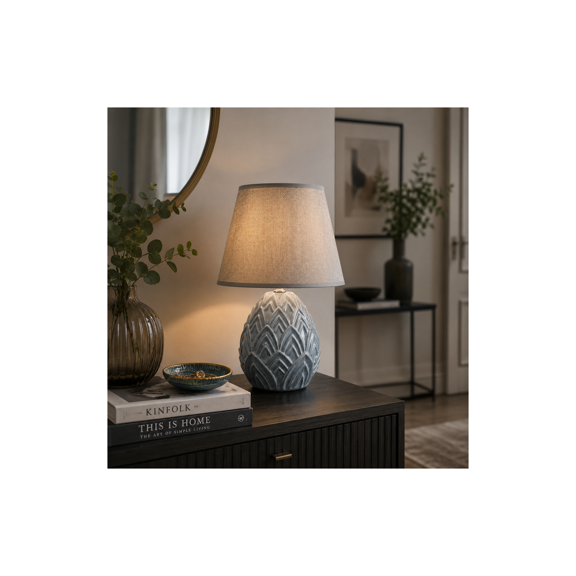 Giulia Grillo LETI WOOD Lampada da tavolo 13,5x9x33cm