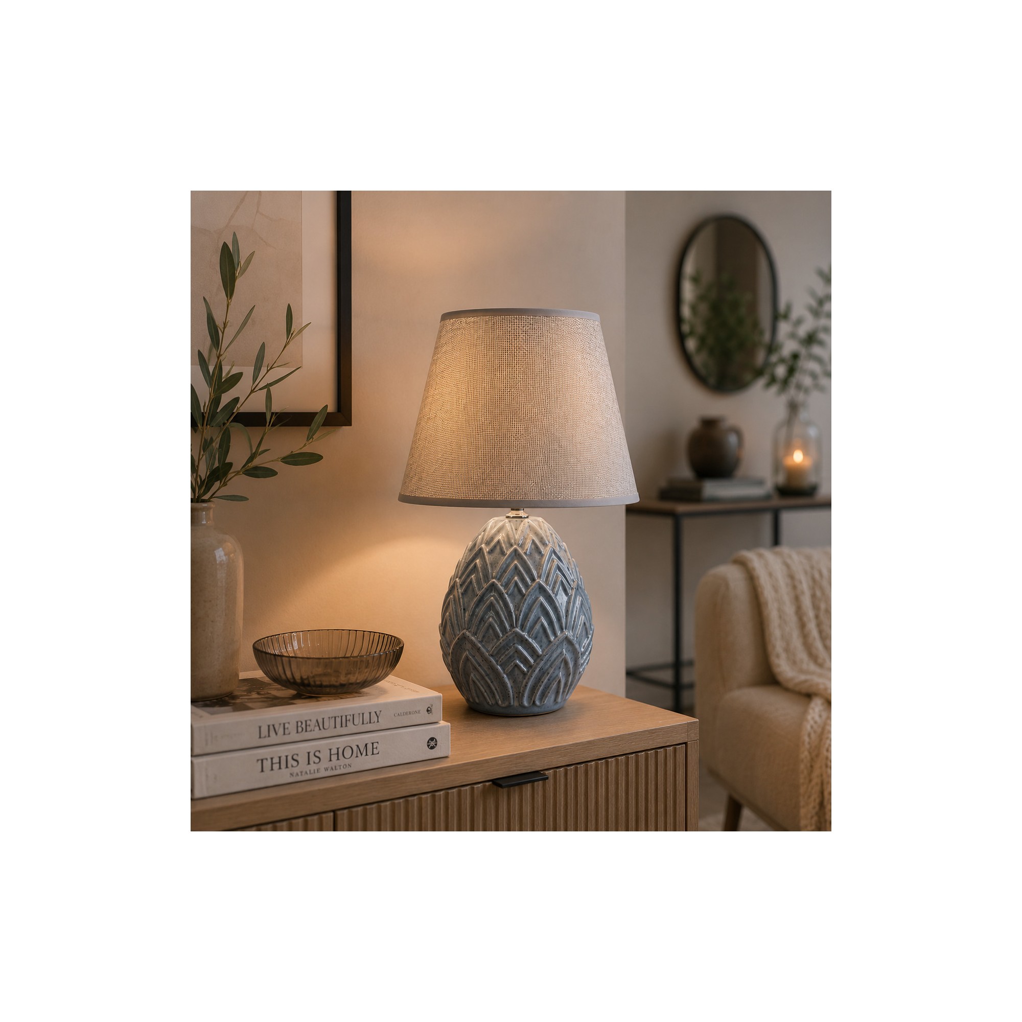 Giulia Grillo LETI WOOD Lampada da tavolo 13,5x9x33cm