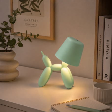 Lampada da tavolo LED Balloon Dog Verde