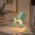 Lampada da tavolo LED Balloon Dog Verde