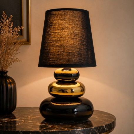 Lampada da tavolo in ceramica "Stoney" 31cm