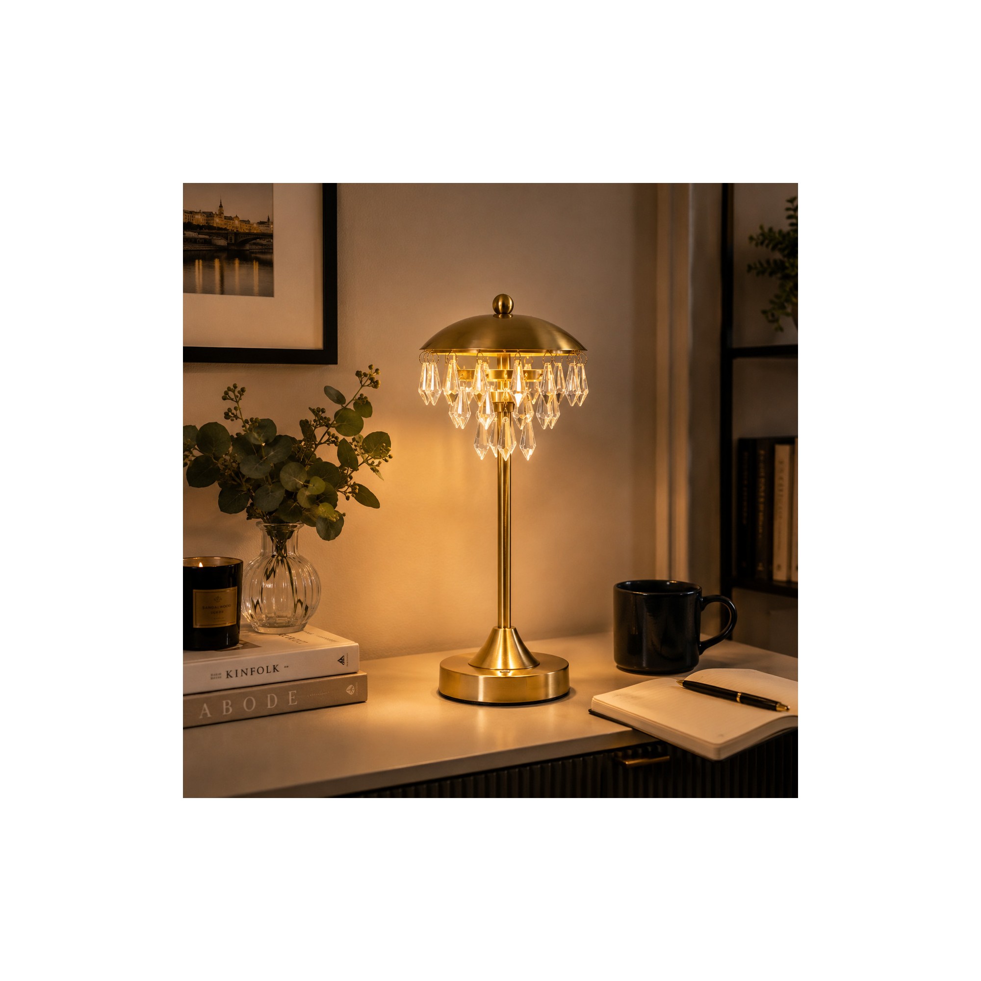 Giulia Grillo La Lampada Da Tavolo Led Chandelette