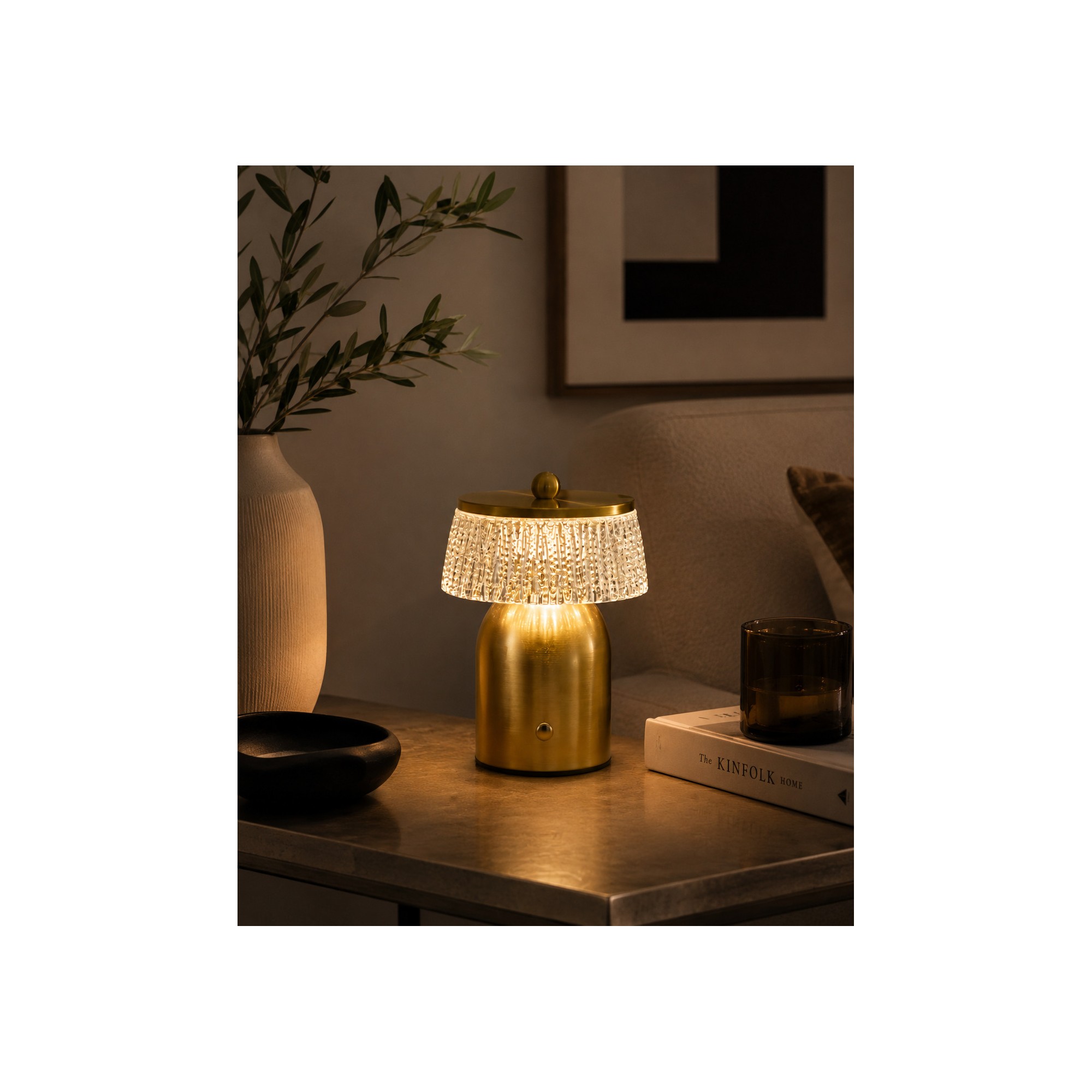 Giulia Grillo Lampada Da Tavolo Led Disco Muffin