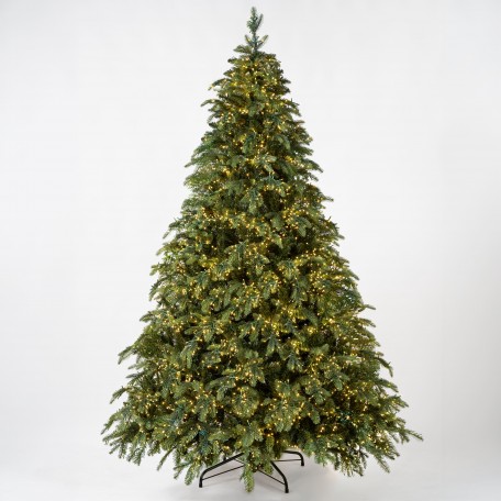 Albero di Natale con Luci Incorporate 210 cm, 4950 LED a luce calda