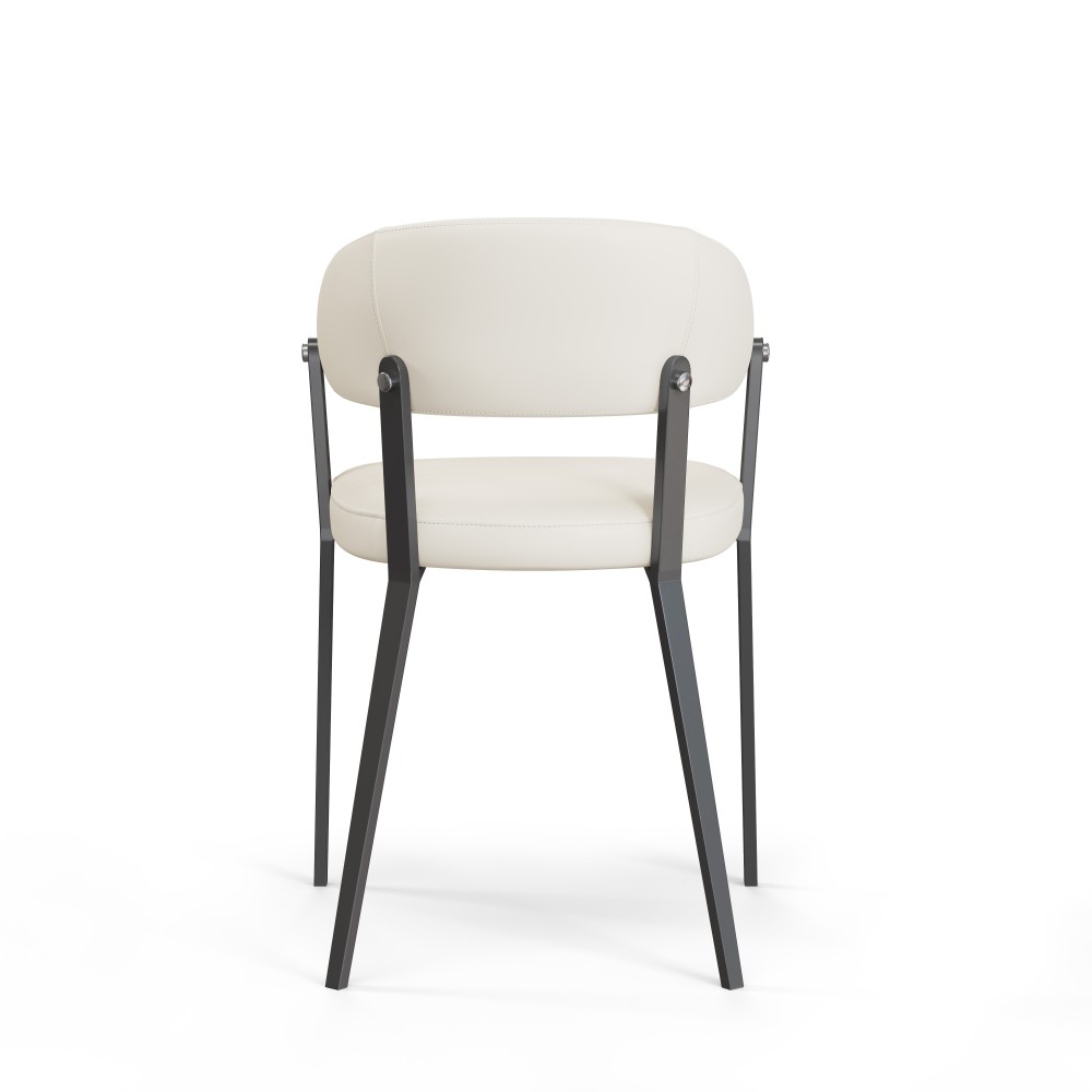Giulia Grillo Traditional White Chair Design Chair