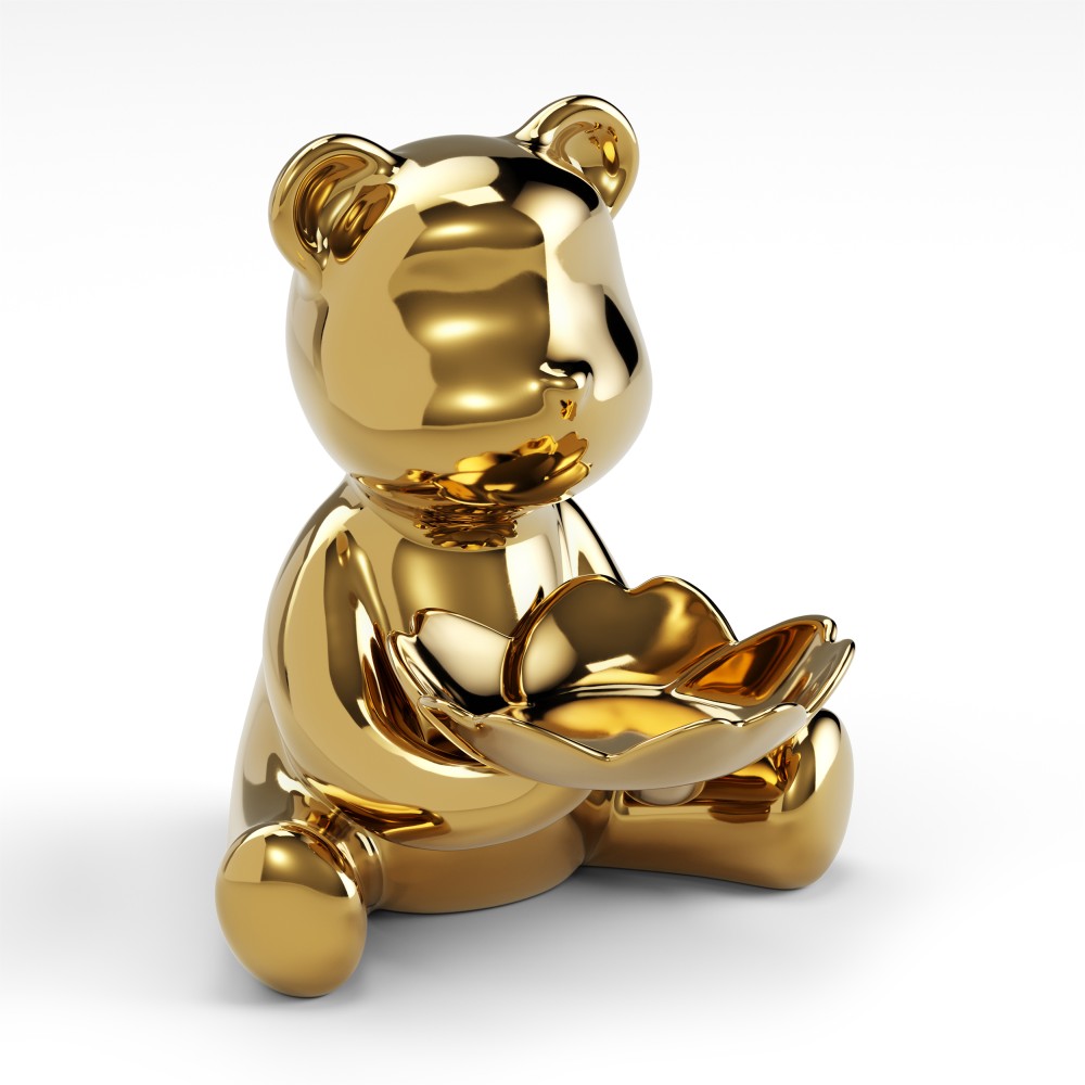 Giulia Grillo Object holder design Bear Gold