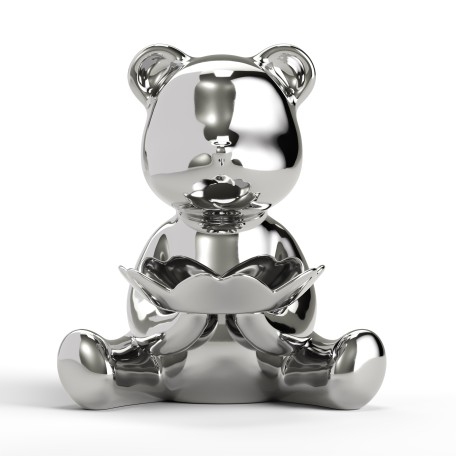 Object holder design Bear Silver Object holder design Bear Silver