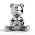 Design-Ablageschle Teddybär Aufbewahrung Silver