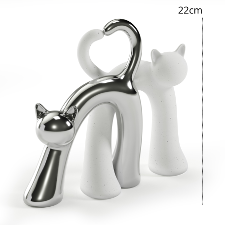 Ornament design Cats in love Ornament design Cats in love