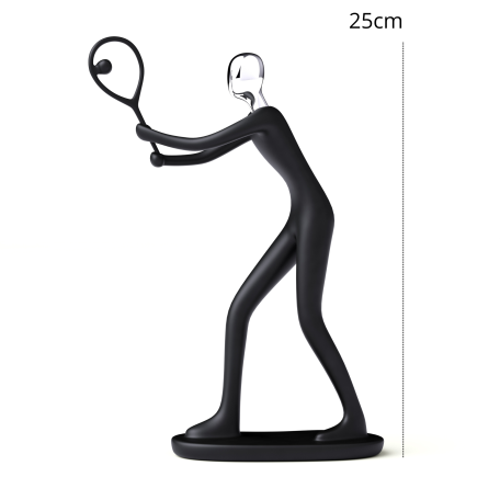 Design-Ornament Der Tennisspieler