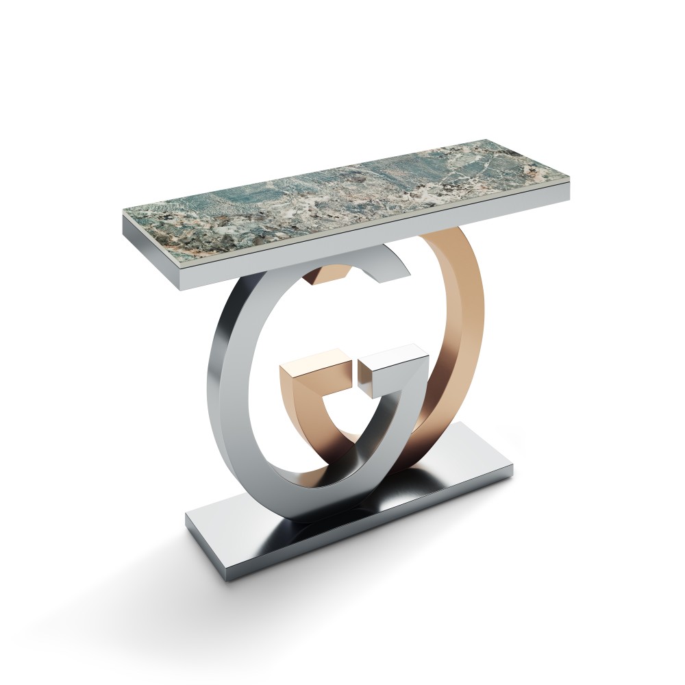 Giulia Grillo Consola de diseño Entrelazado 120 cm