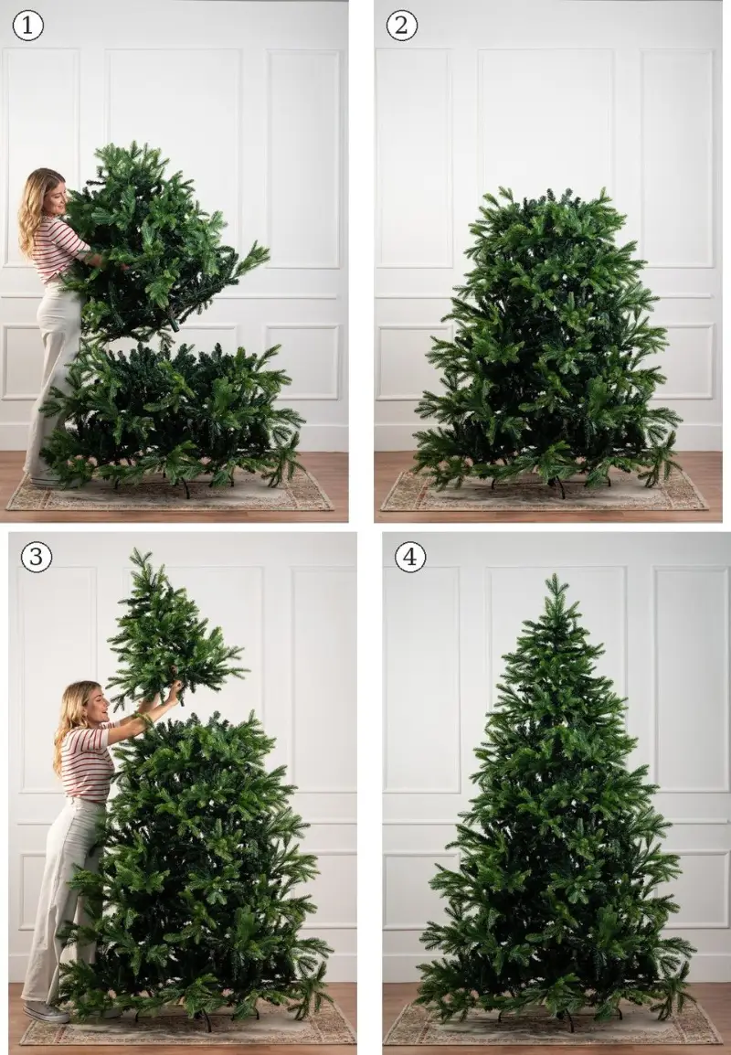 Künstlicher Weihnachtsbaum 240 cm realistisch